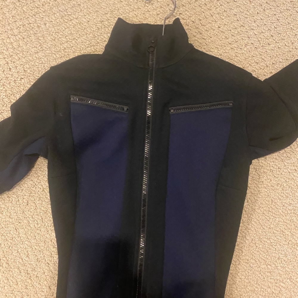 PSWL Black and Blue long dress body con size 2